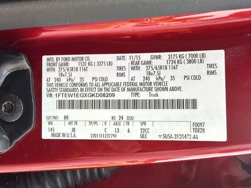 Used 2016 Ford F150 XLT w/ Equipment Group 301A Mid AWD/4WD image 30