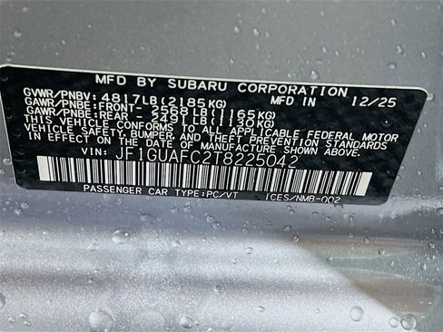 New 2026 Subaru Impreza 2.0i Sport image 24