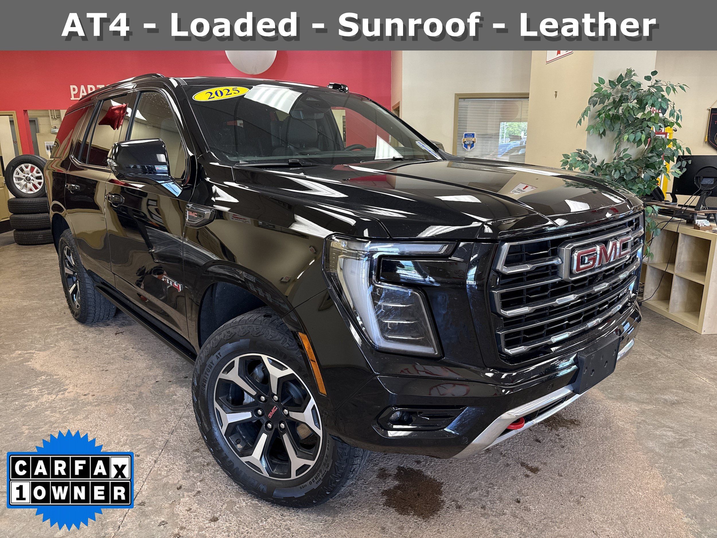 Used 2025 GMC Yukon AT4 w/ AT4 Premium Plus Package AWD/4WD image 1