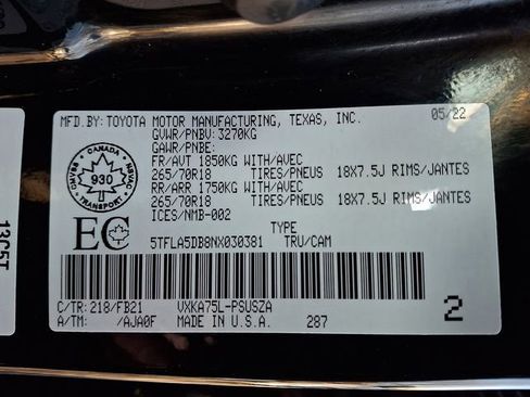 Used 2022 Toyota Tundra SR5 image 28