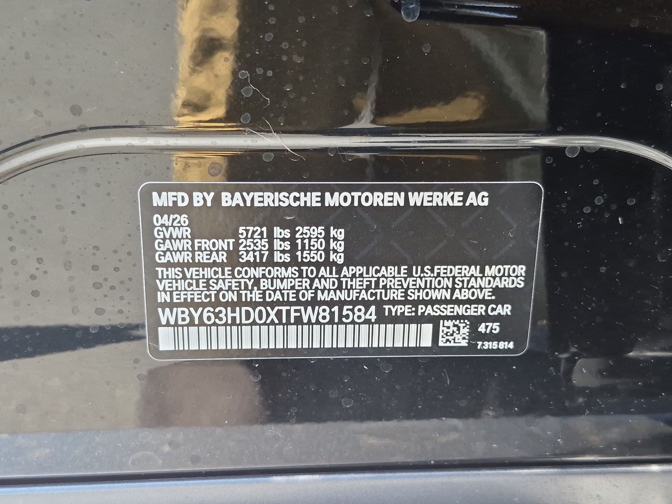 New 2026 BMW i4 eDrive40 w/ Parking Assistance Package RWD image 36