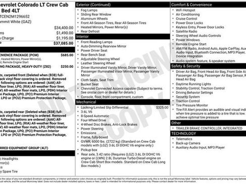 Certified 2021 Chevrolet Colorado LT w/ LT Convenience Package image 40