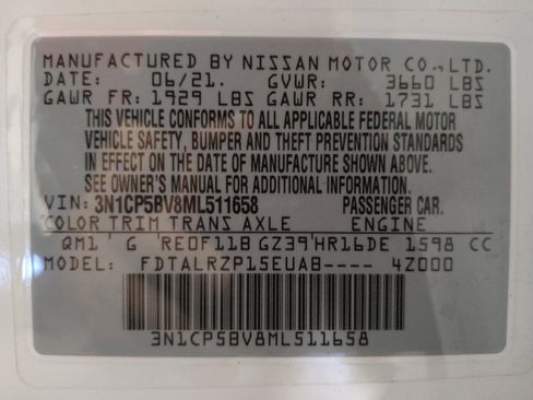 Used 2021 Nissan Kicks S FWD image 33