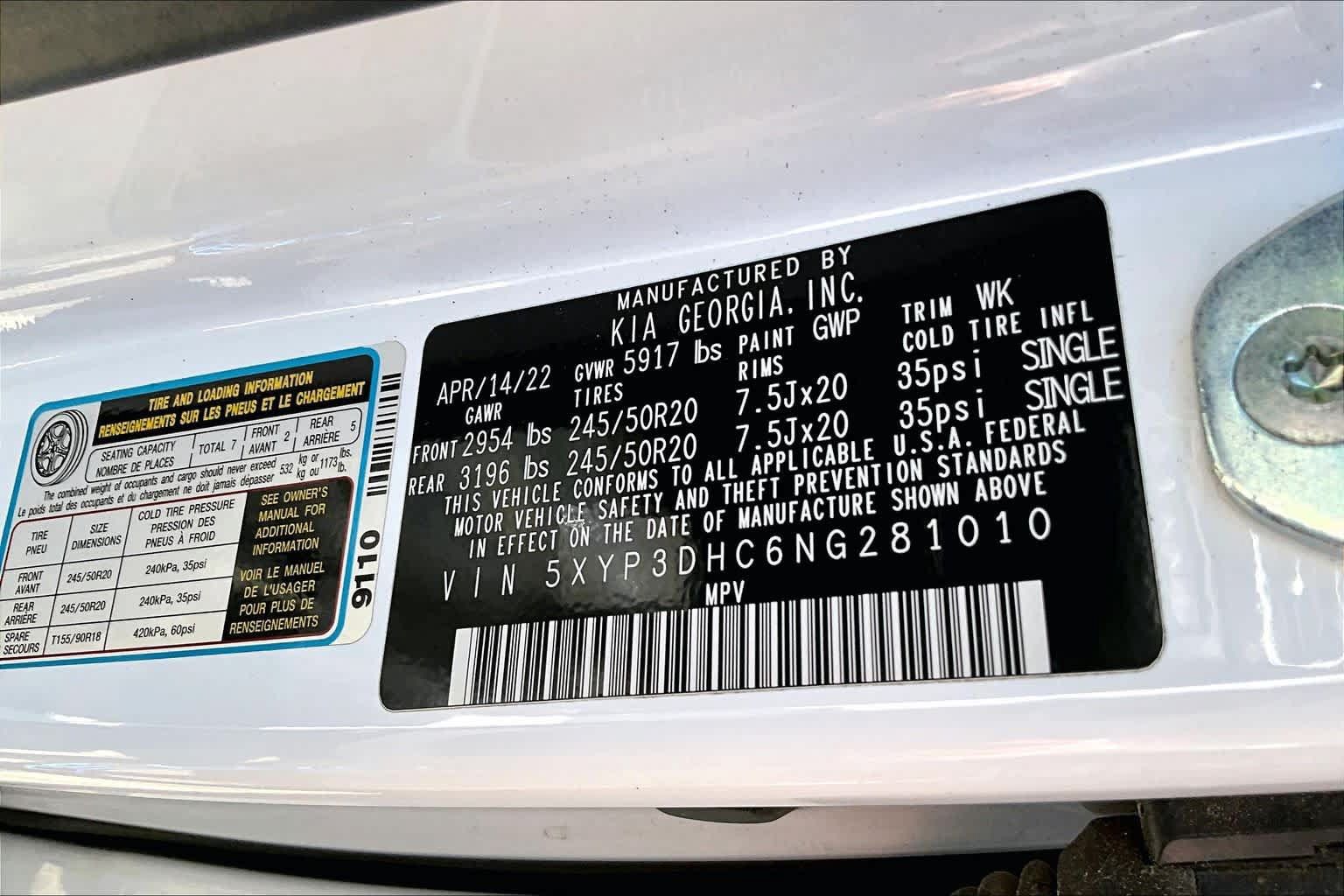 Used 2022 Kia Telluride EX w/ EX Premium Package AWD/4WD image 30