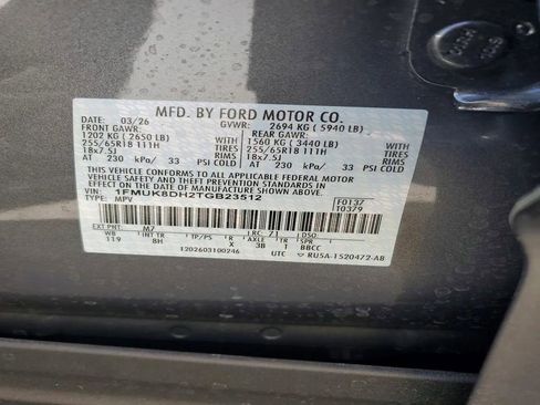 Used 2026 Ford Explorer Active AWD/4WD image 12