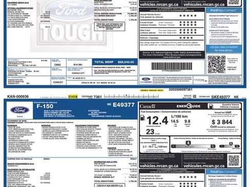 Used 2025 Ford F150 XLT w/ Equipment Group 301A Standard AWD/4WD image 2