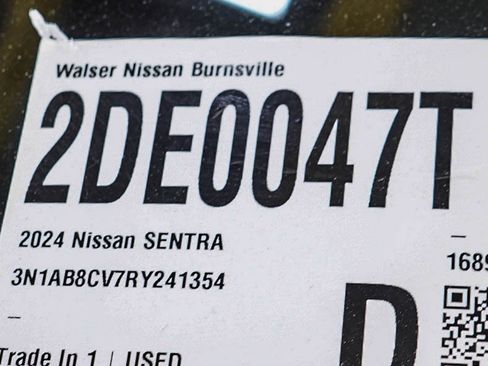 Used 2024 Nissan Sentra SV w/ All-Weather Package FWD image 28