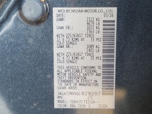 Used 2016 Nissan Rogue S AWD/4WD image 33