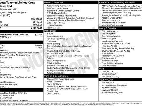 Used 2018 Toyota Tacoma Limited AWD/4WD image 13