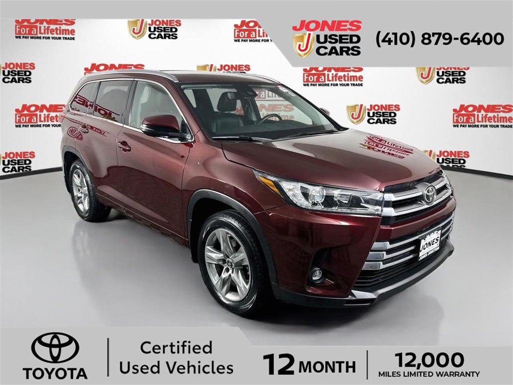Certified 2019 Toyota Highlander Limited AWD/4WD image 1