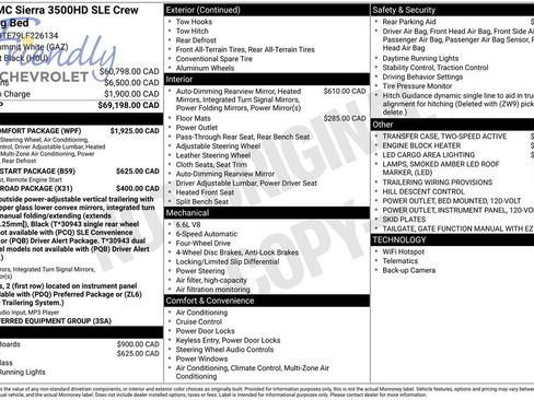 Used 2020 GMC Sierra 3500 SLE w/ Fleet Comfort Package AWD/4WD image 8