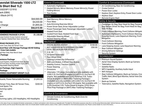 Used 2023 Chevrolet Silverado 1500 LTZ w/ LTZ Convenience Package II AWD/4WD image 41