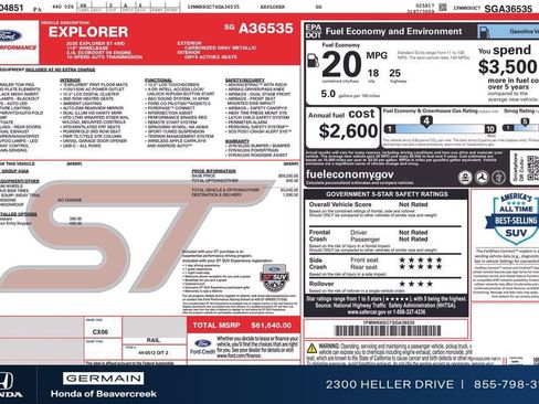 Used 2025 Ford Explorer ST AWD/4WD image 34