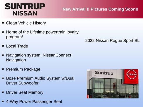 Used 2022 Nissan Rogue Sport SL w/ Premium Package AWD/4WD image 3