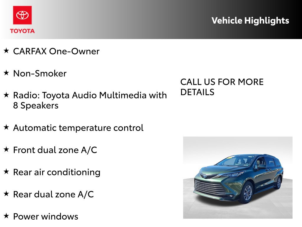 Certified 2025 Toyota Sienna XLE FWD image 7