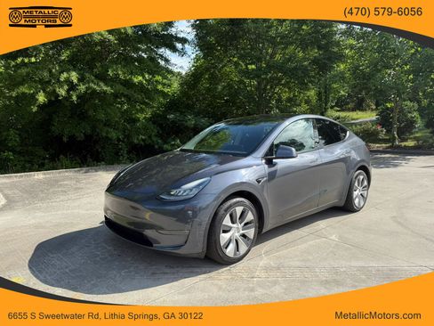 Used 2020 Tesla Model Y Long Range AWD/4WD image 1