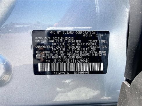 New 2026 Subaru Outback Limited AWD/4WD image 12