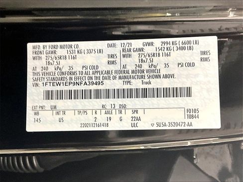 Used 2022 Ford F150 XLT w/ Equipment Group 301A Mid image 34