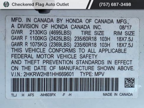 Used 2017 Honda CR-V EX-L image 22