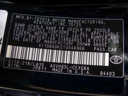 New 2026 Toyota Camry XLE image 26