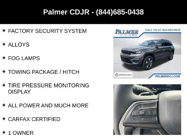 Certified 2024 Jeep Grand Cherokee Limited 4xe w/ Trailer Tow Package AWD/4WD image 24