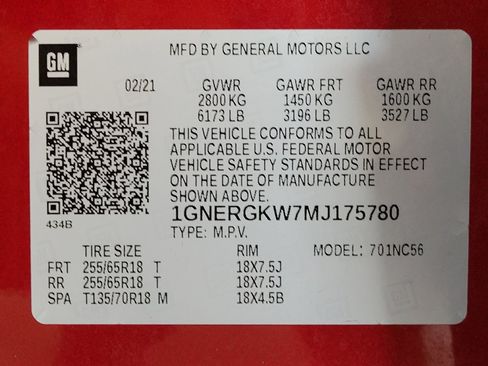 Used 2021 Chevrolet Traverse LT FWD image 33