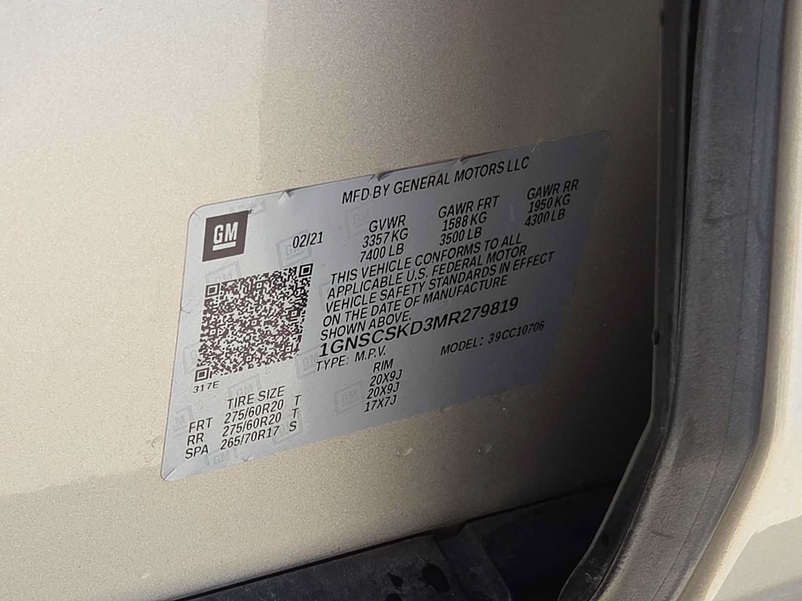 Used 2021 Chevrolet Tahoe Premier RWD image 27