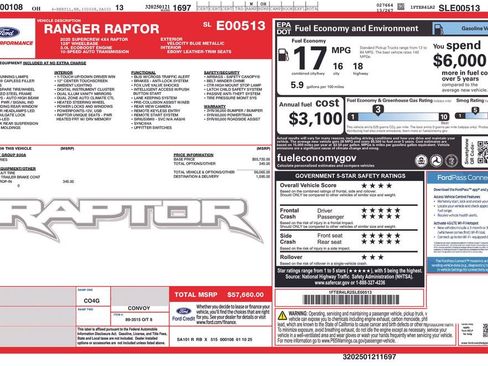 Used 2025 Ford Ranger Raptor AWD/4WD image 32