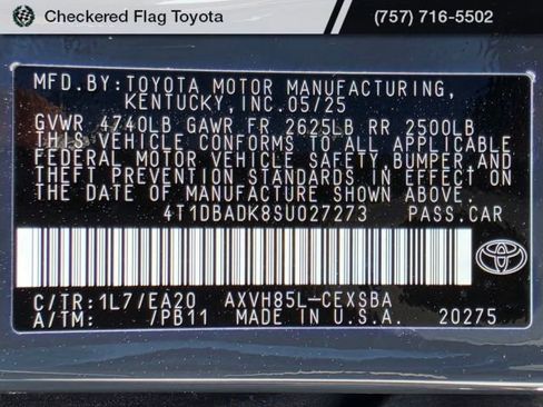 Certified 2025 Toyota Camry SE image 21