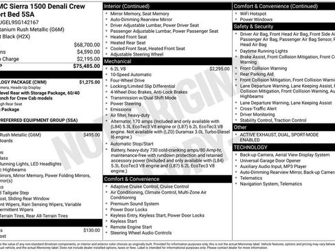 New 2025 GMC Sierra 1500 Denali w/ Technology Package AWD/4WD image 40