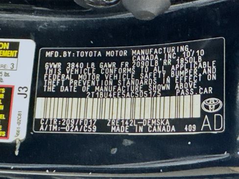Used 2010 Toyota Corolla S FWD image 36