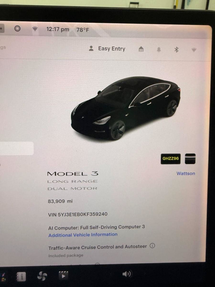 Used 2019 Tesla Model 3 Long Range AWD/4WD image 3