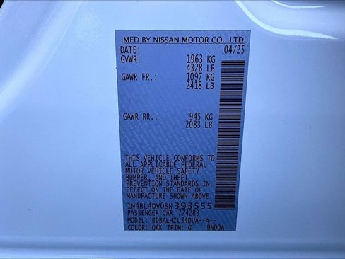 Certified 2025 Nissan Altima 2.5 SV image 32