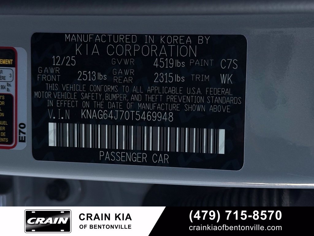 New 2026 Kia K5 GT-Line w/ GT-Line Premium Package AWD/4WD image 33