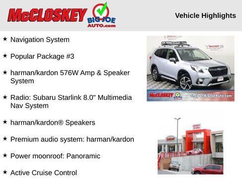 Used 2022 Subaru Forester Touring w/ Popular Package #3 image 2