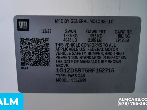 Used 2024 Chevrolet Malibu LT FWD image 39