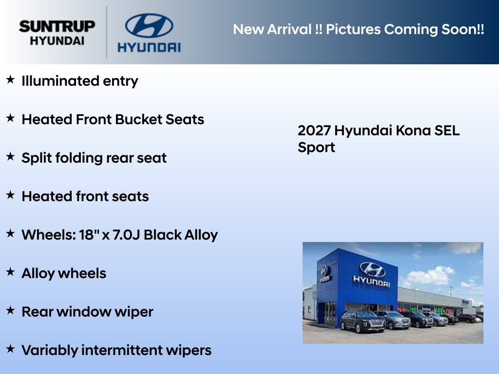 New 2027 Hyundai Kona SEL Sport AWD/4WD image 4