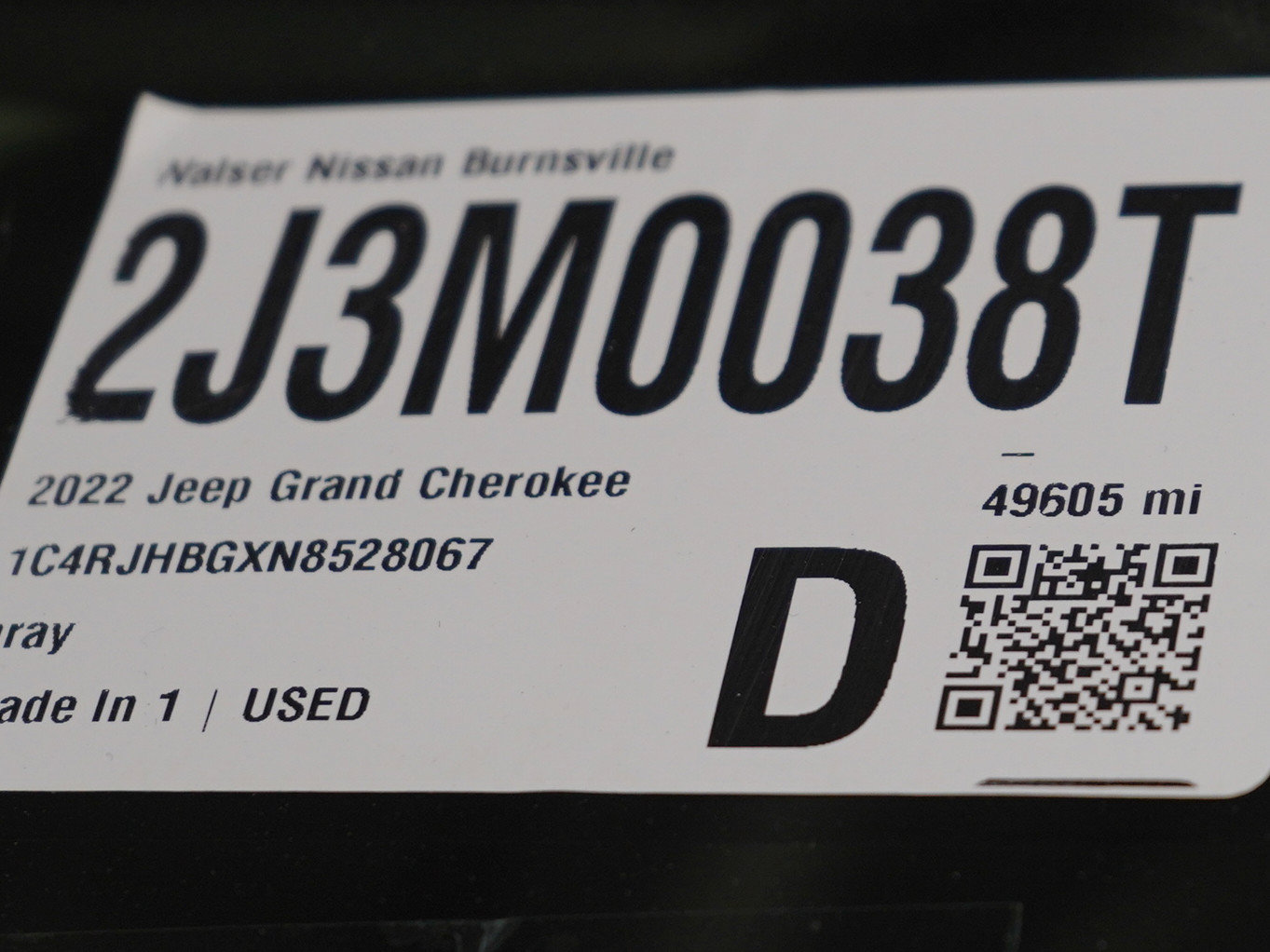 Used 2022 Jeep Grand Cherokee Limited AWD/4WD image 32