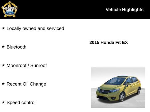 Used 2015 Honda Fit EX image 2