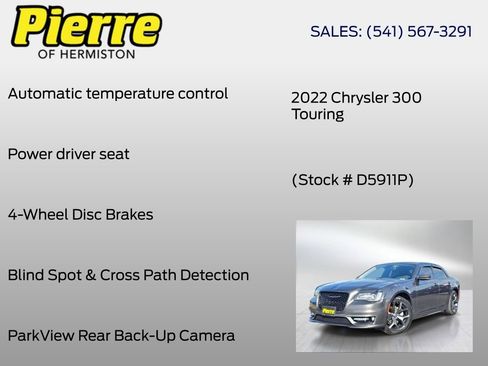 Used 2022 Chrysler 300 Touring L RWD image 6