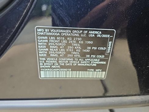 Certified 2023 Volkswagen Atlas SE w/ Panoramic Sunroof Package AWD/4WD image 4