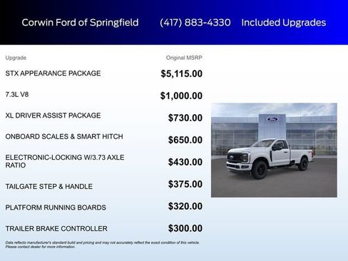 New 2025 Ford F350 XL w/ STX Appearance Package AWD/4WD image 5