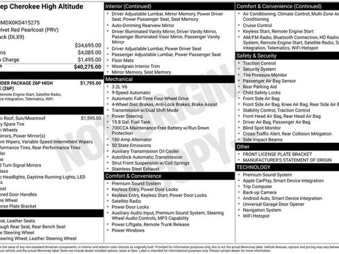 Used 2019 Jeep Cherokee High Altitude image 2