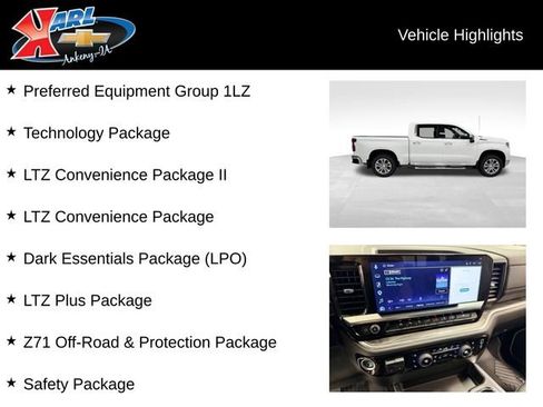 Certified 2025 Chevrolet Silverado 1500 LTZ AWD/4WD image 2
