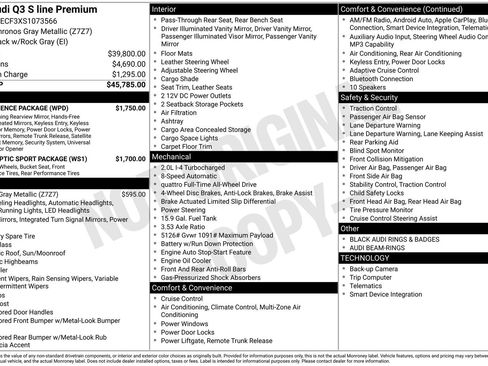 Certified 2025 Audi Q3 2.0T Premium w/ Convenience Package image 33