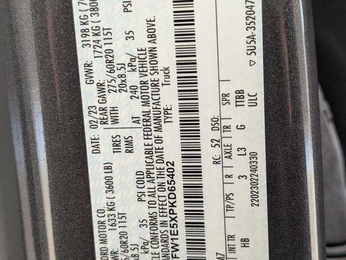 Certified 2023 Ford F150 Lariat w/ FX4 Off-Road Package image 21