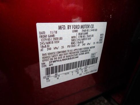 Used 2019 Ford Edge SEL w/ Equipment Group 201A AWD/4WD image 14