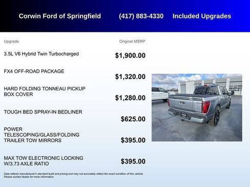 Used 2025 Ford F150 Platinum w/ FX4 Off-Road Package image 5