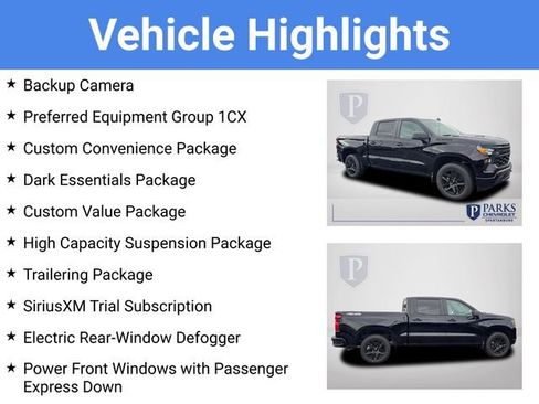 New 2026 Chevrolet Silverado 1500 Custom w/ LPO, Dark Essentials Package AWD/4WD image 4