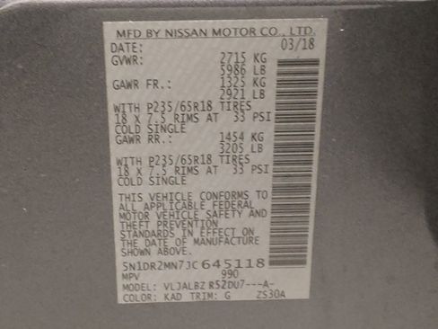Used 2018 Nissan Pathfinder S FWD image 33